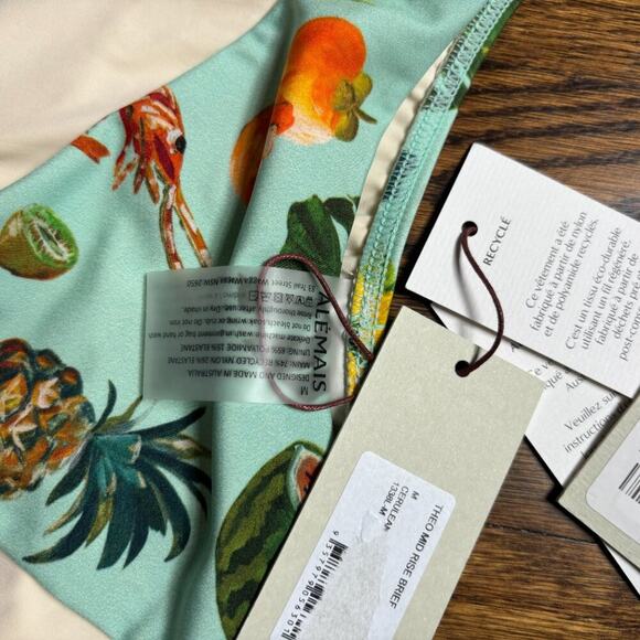 Alemais Theo High Waist Bikini Set M NWT - Picture 5 of 7